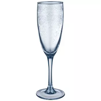 Бокал для шампанского, 170 мл, стекло, 6 шт, Light blue pенесанс, 194-607