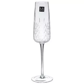 Бокал для шампанского, 220 мл, стекло, 2 шт, Billibarri, Lamego, 901-573