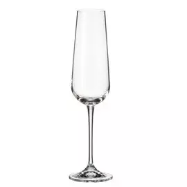 Бокал для шампанского, 220 мл, стекло, 6 шт, Bohemia, Ardea, 24545 1SF57/220