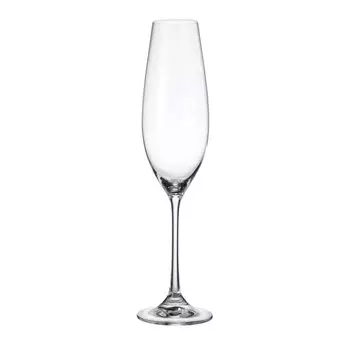 Бокал для шампанского, 260 мл, стекло, 6 шт, Bohemia, Columba, 1063