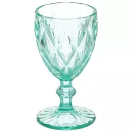 Бокал для вина, 250 мл, стекло, Бирюзовый, Y115-3