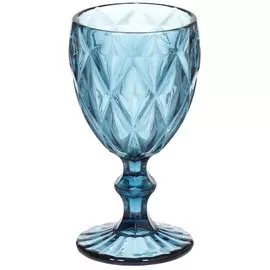 Бокал для вина, 250 мл, стекло, Синий, Y113