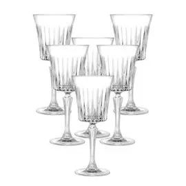 Бокал для вина, 300 мл, хрустальное стекло, 6 шт, RCR, Timeless, 37267