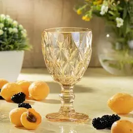 Бокал для вина, 300 мл, стекло, Мёд, Y4-5416
