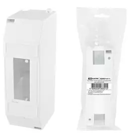 Бокс на DIN-рейку, КМПн 1/2, пластик, TDM Electric, 1 модуль, 12.5х7.6х5.7 см, IP20, SQ0907-0111