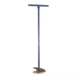 Бур садовый глубина бурения 1 м, с насадками 150, 200 мм