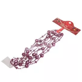 Бусы новогодние Merry Christmas SY18ZL-20 DP темно-пурпурные, 2 м