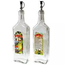 Бутылка для масла, стекло, 500 мл, с дозатором, 626-405/626-407