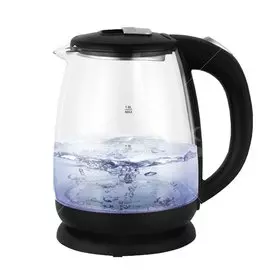 Чайник электрический стеклянный Gelberk GL-399, 1.8 л, 1.5 кВт
