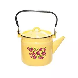 Чайник сталь, эмалированное покрытие, 2 л, ручка металлическая, СтальЭмаль, 1с25с