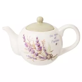Чайник заварочный керамика, 0.95 л, 22.5х13.5х14.5, Agness, Душа Прованса, 358-2044