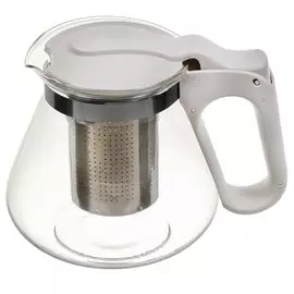 Чайник заварочный стекло, 0.7 л, с ситечком, Agness, 885-080