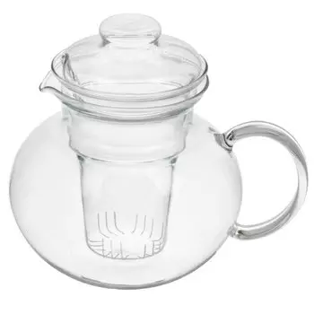 Чайник заварочный стекло, 1 л, со стеклянным фильтром, Simax, Eva
