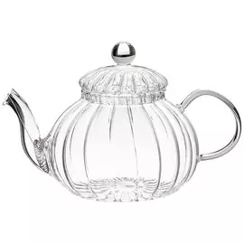 Чайник заварочный стекло жаропрочное, с ситечком, Agness, 891-031