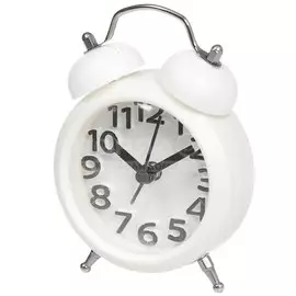 Часы-будильник настольные, 6х8.5 см, пластик, стекло, Y068