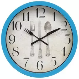Часы настенные, 20 см, Вилка и нож, JC-11909