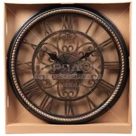 Часы настенные, 50.8х50.8х5.3 см, пластик, QH 2007D/KS 2007D