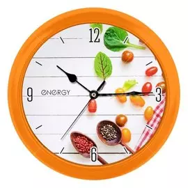 Часы настенные, 25x3.8 см, Energy, ЕС-111 Специи, 009484