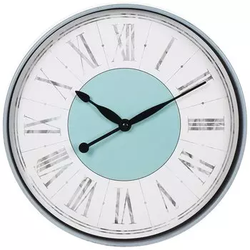 Часы настенные, кварцевые, 30 см, круглые, полимер, Y4-6878