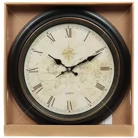 Часы настенные, 40.5х40.5х4.8 см, пластик, QH1601 C/KS 1601 C