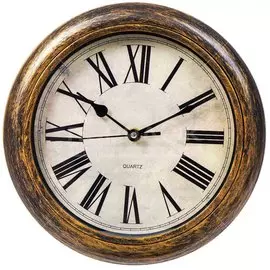 Часы настенные, 24.5х24.5х4 см, пластик, QHF 6844/KS 6844