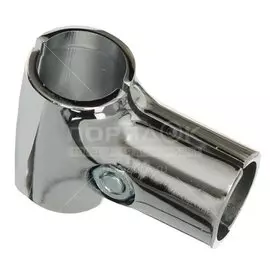 Соединитель для двух труб, GP 6 (R-8), 50х70 мм, Trodos, Joker Chrome, 313023