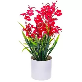 Цветок искусственный декоративный Композиция Y4-3019 I.K в кашпо, 29 см