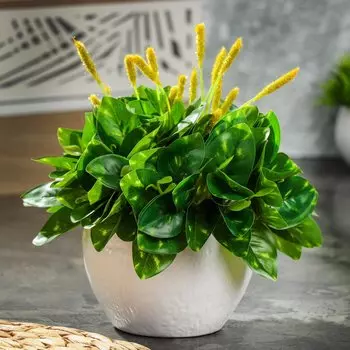 Цветок искусственный в кашпо, 12 см, Y4-6955