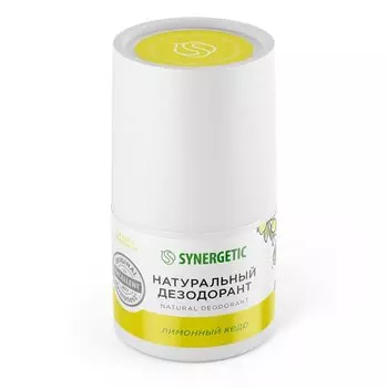 Дезодорант Synergetic, Лимонный кедр, ролик, 50 мл