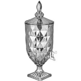 Диспенсер стекло, 4.5 л, 19.5 х 19.5 х 52 см, Lefard, Лимонадница Ромбо, 691-018