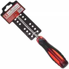 Долото-стамеска 6 мм, рукоятка двухкомпонентная обрезиненная, Bartex, Тигровый глаз, 1248506