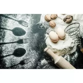 Доска разделочная дерево, 29х17.5 см, прямоугольная, Люблю готовить