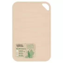 Доска разделочная пластик, 25х16 см, с ручкой, лен, Sugar&Spice, Green Republic, SE1497GR