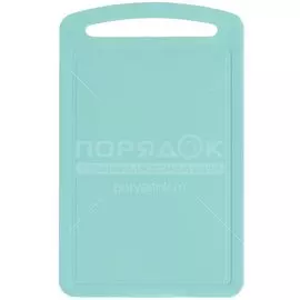 Доска разделочная пластик, 27.5х17.3 см, аквамарин, Idea, М 1572