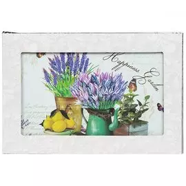 Доска разделочная стеклянная Аромат лаванды, 20х30 см