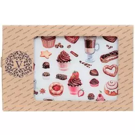 Доска разделочная стеклянная Сладости 1/16, 20х30 см