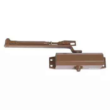 Доводчик дверной Аллюр, Comfort ДД 165/3-4 A-С, -38 °C +60 °C, морозостойкий, 100 кг, коричневый, 16678