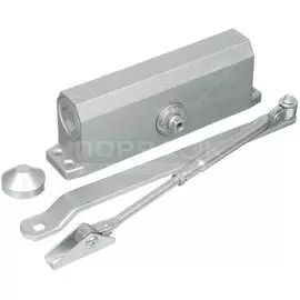 Доводчик дверной Apecs, DC-20.6/1400/160-A1-SL, -30°C + 60 °C, 160 кг, серебряный