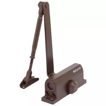 Доводчик дверной Булат, Ultimate ДД-60 A-C, -42°C + 50°C °C, морозостойкий, до 80 кг, коричневый, 14919