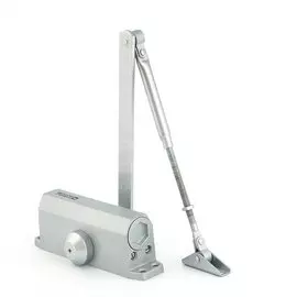 Доводчик дверной Фабрика Замков 40-60 серебро