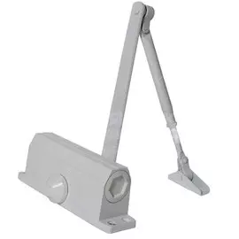 Доводчик дверной Trodos, TD-100, с фиксацией 90 °, -35°C + 60°C °C, 100 кг, белый, 272034