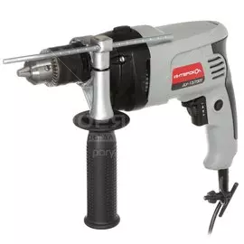 Дрель ударная, Интерскол, ДУ-13/750ЭР, ключевая, 13 мм, 13 мм, 750 Вт, с реверсом, 1 скорость