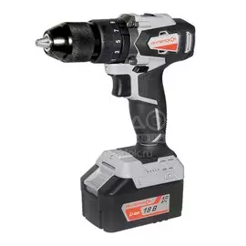 Дрель-шуруповерт аккумуляторная, ударная, Интерскол, ДАУ-13/18, 18 В, кейс