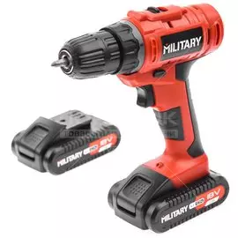 Дрель-шуруповерт аккумуляторная, Military, CD18Li, 18 В, кейс