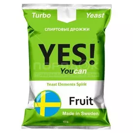 Дрожжи спиртовые YES! Frukt Turbo, 45 г
