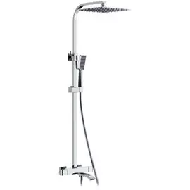 Душевая система для ванны, Gappo, термостатическая, с тропическим душем, хром, G2407-40