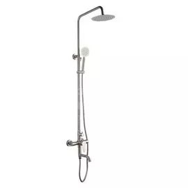 Душевая система для ванны, Frap, с картриджем, нержавеющая сталь, F2448