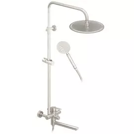 Душевая система для ванны, Frap, с картриджем, нержавеющая сталь, F24801