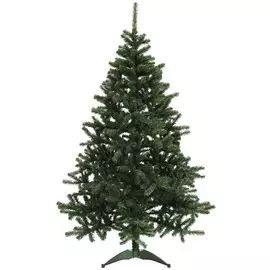 Елка новогодняя напольная, 210 см, Хрустальная, ель, зеленая, хвоя ПВХ пленка, 4521
