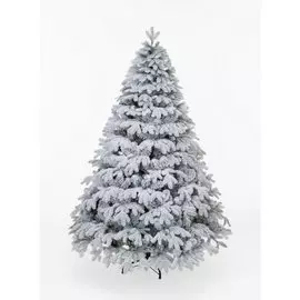 Елка новогодняя напольная, 270 см, Камчатская, ель, хвоя литая + ПВХ пленка, заснеженная, 143270, ЕлкиТорг